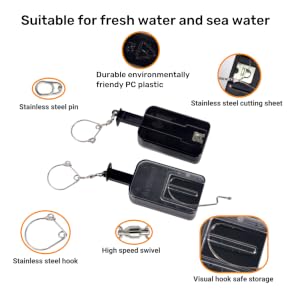 Suitable for both fresh and salt water
