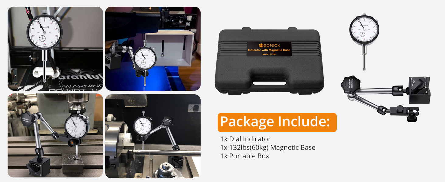 dial indicator and magnetic base