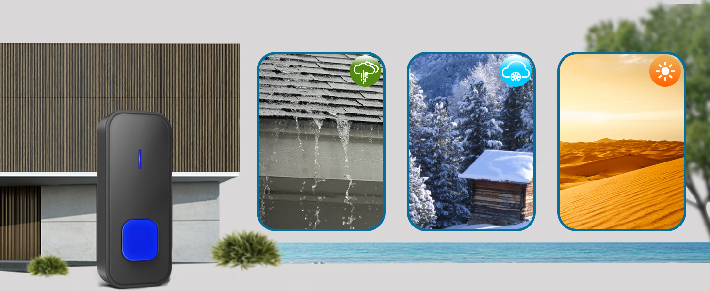 waterproof doorbell
