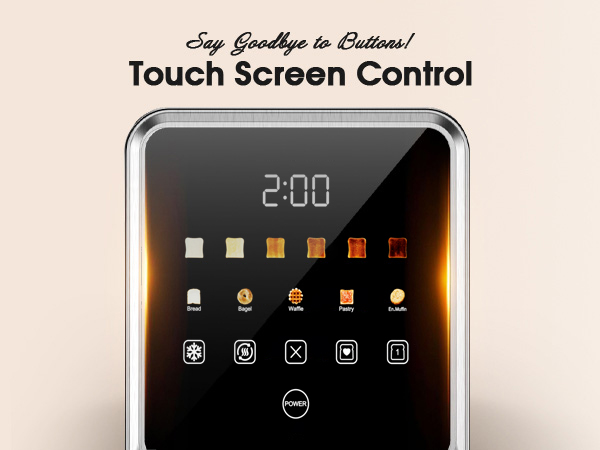 Touch Screen Toaster 2 Slice