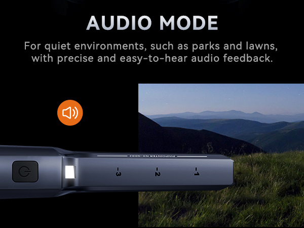 Audio only mode for quiet park settings