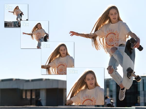 16x zoom digital camera