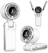 KIMWIND Portable Handheld Turbo Fan, 5 Gear Wind, Battery Operated, Up to 13 Working Hours Rechar...