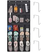 F-color Large Hanging Organizer - Over the Door Shoe Organizer, Cruise Essentials for Closet &amp; Pa...