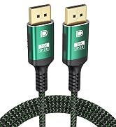 FEMORO DisplayPort 2.0 Cable 3Ft, Display Port Cables 16K@30Hz 8K@60Hz 4K@240Hz, DP to DP Cord 80...