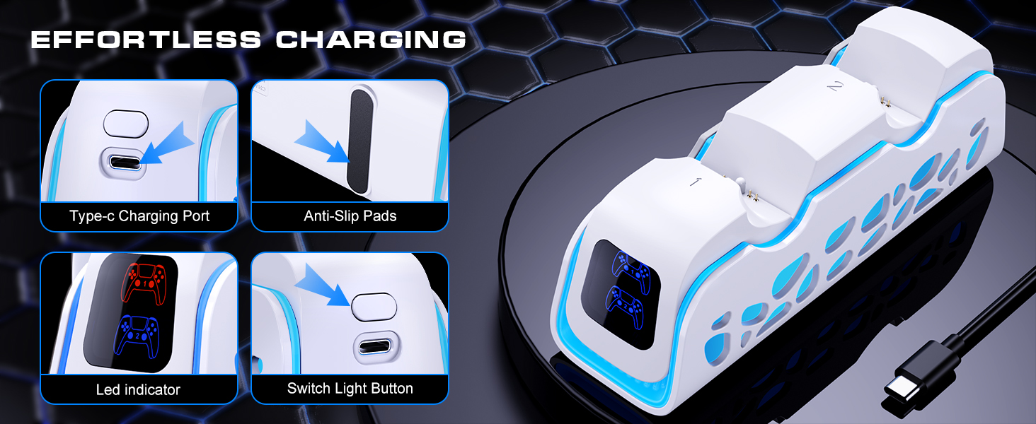 ps5 controller charging station
