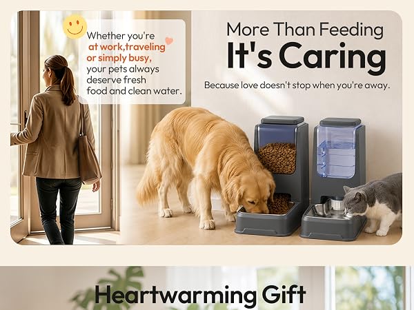 stainless steel pet feeder