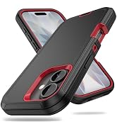 ACAGET for iPhone 17 Case Rugged Heavy Duty Matte Protective Phone Cases with Port Anti Dust Plug...
