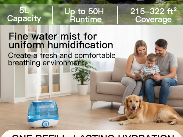 Humidifier for bedroom