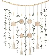 Dahey Boho Hanging Artificial Eucalyptus Garland Wall Decor 31'' Fake Plant | No Maintenance, Eas...