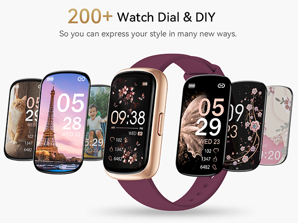 smart watch support change 200+ watch dial and diy the watch dial