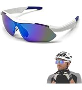 Yeabomy Cycling Bluetooth Sunglasses,Sport Smart Glasses, Built-in Mic &amp; Open Ear Music Speakers,...