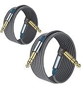 Guitar Cable [10ft 2-Pack] Right Angle to Straight 6.35mm, sweguard 1/4 Inch TRS Instrument Cable...