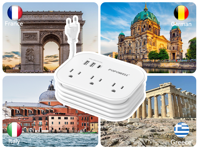 European travel plug adapter US to european plug adapter european travel essentials