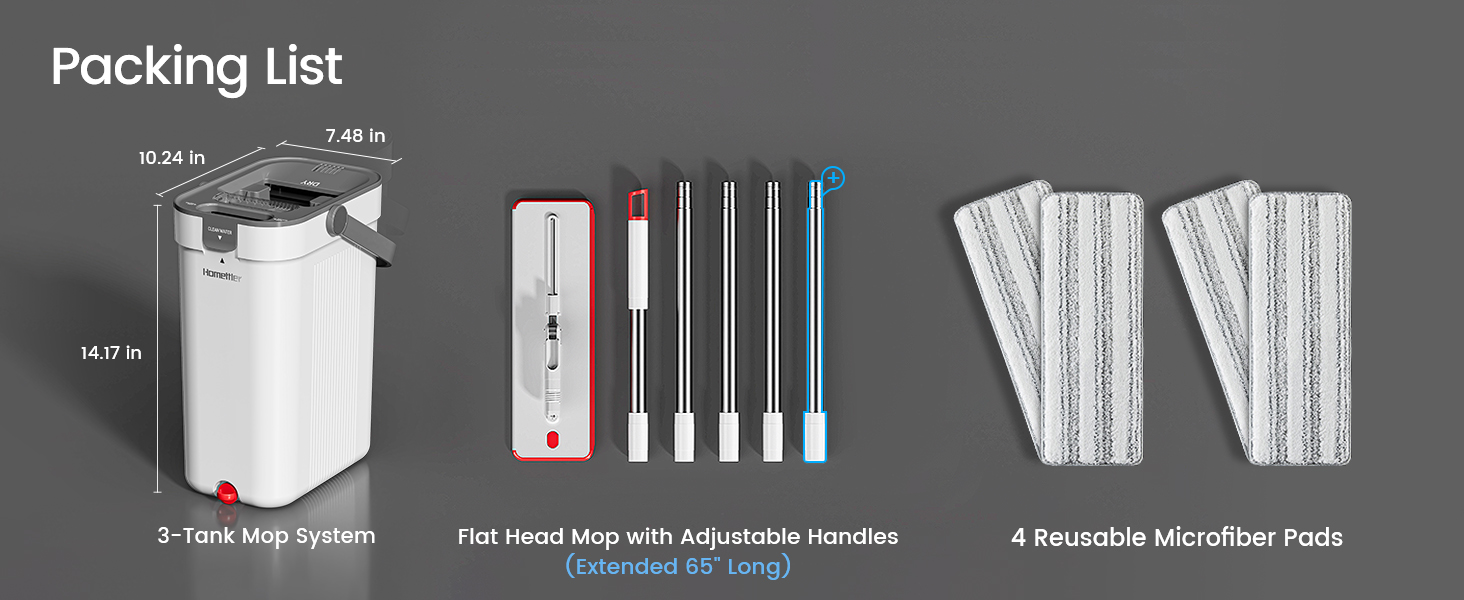 flat mop and bucket system