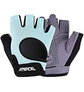 ATERCEL Weight Lifting Gloves Full Palm Protection, Workout Gloves for Gym, Cycling, Exercise, Br...