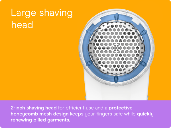 Conair fabric shaver sweater lint depiller defuzzer clothing adjustable large head revive furniture