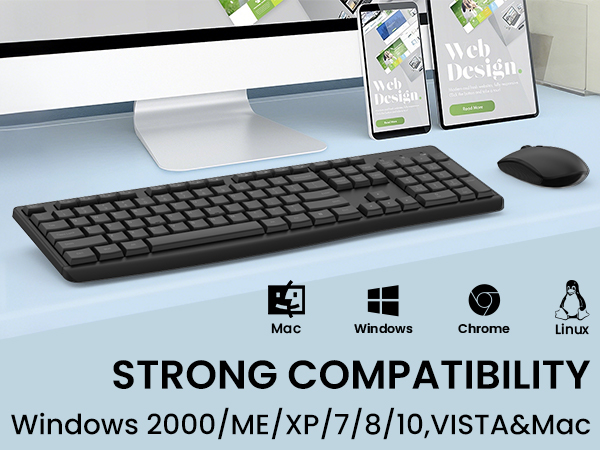 wireless keyboard mouse combo