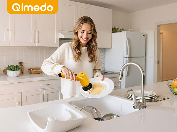 5000 mAh battery handheld scrubber