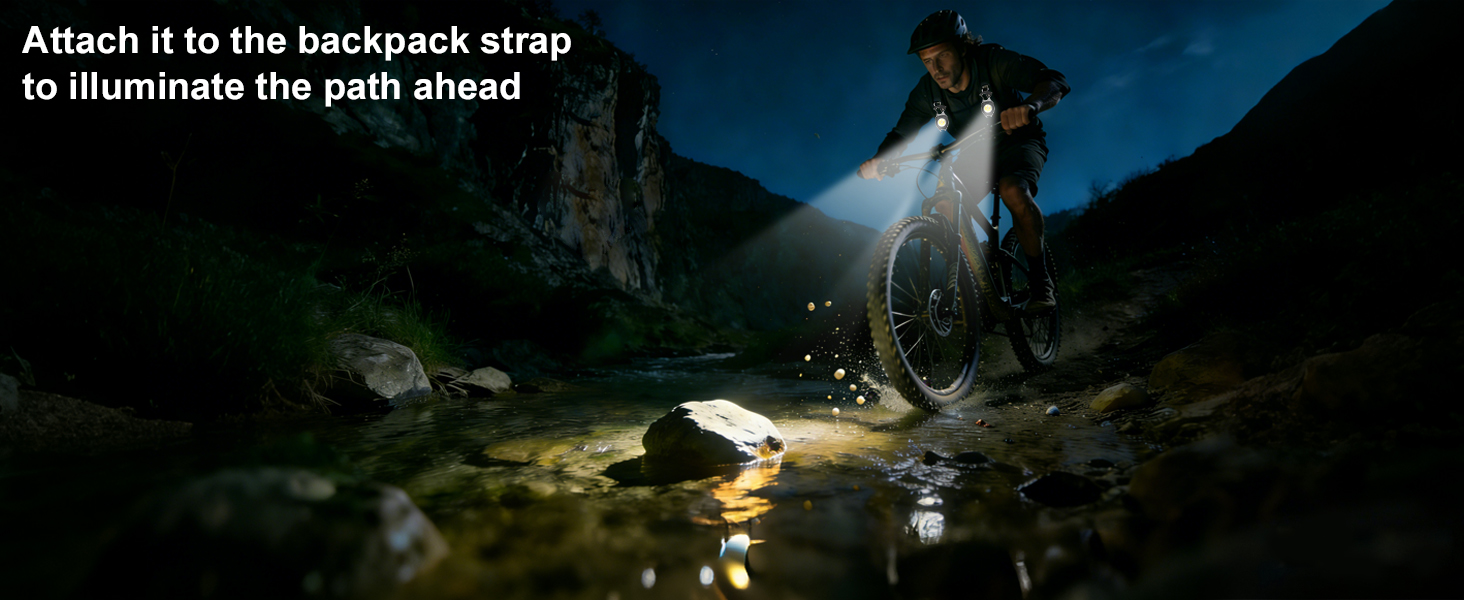 Night cycling is safer with this light.