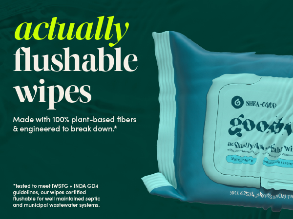 xl flushable wipes that break down like toilet paper