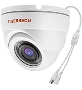 TIGERSECU 1080P Metal Wide Angle Dome Security Camera for DVR, Weatheproof for Indoor/Outdoor Use...