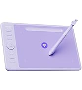 Parblo Intangbo SW Wireless Drawing Tablet,7x4 inch,6 Customized Keys, Digital Graphics Tablets w...