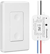 DEWENWILS Wireless Remote Light Switch, Expandable Wireless Wall Switch Kit, No Wiring, No WiFi, ...