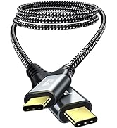 LDLrui USB-C Video Cable 6ft, USB 3.1 Gen 2 Cord w/ 4K60Hz Video Output 100W Type C Fast Charging...