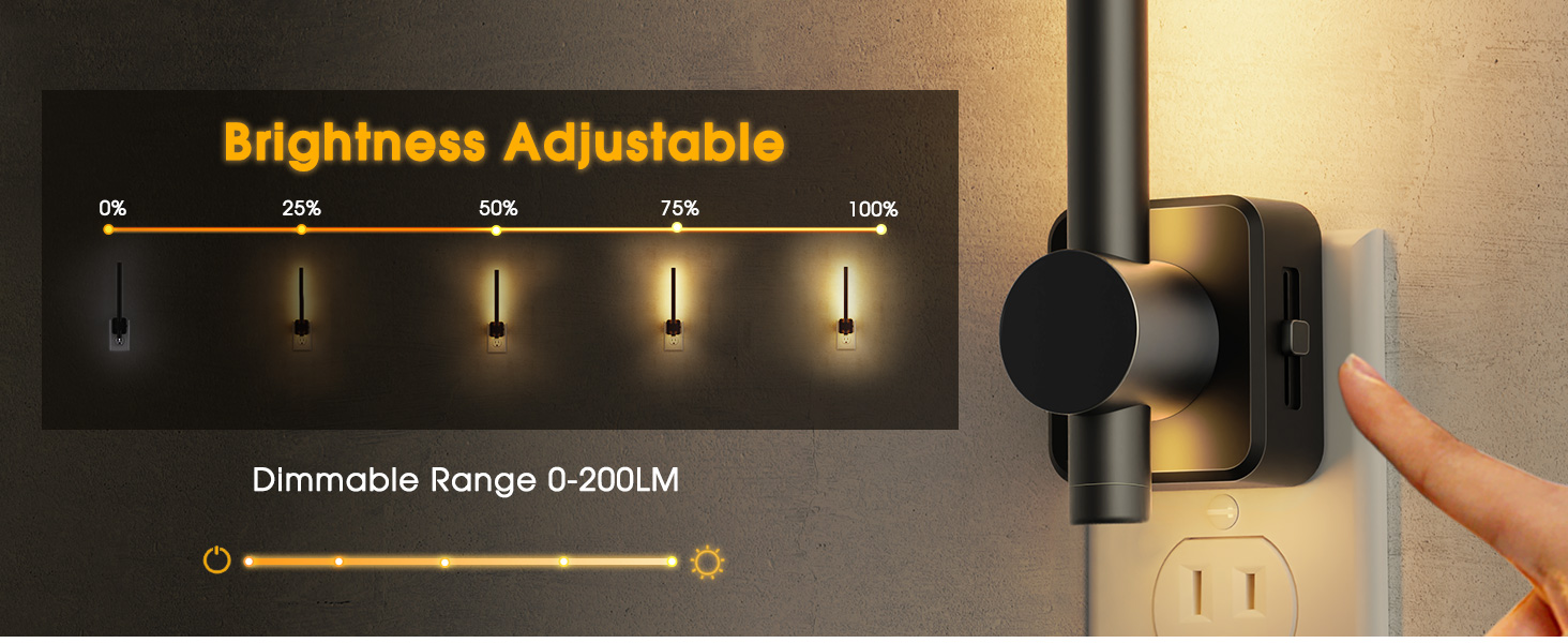 dimmable night light