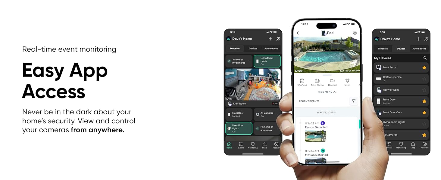 Wyze Battery Cam Pro App