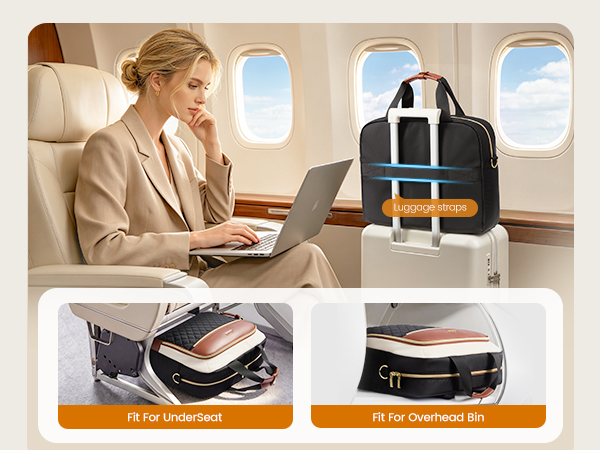 LOVEVOOK Laptop Briefcase for Women, Computer Messenger Shoulder Bags 