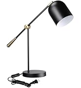 TORCHSTAR Adjustable Desk Lamp Aesthetic, AC 110-120V, Swing Arm Task Desk Lamp, Max 60W, E26 Bas...