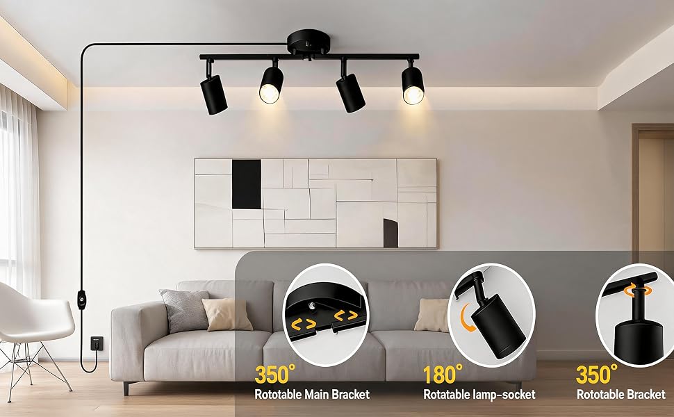 hardwired plug track lighting no ceiling wiring plug in track lighting for renters can you add plug