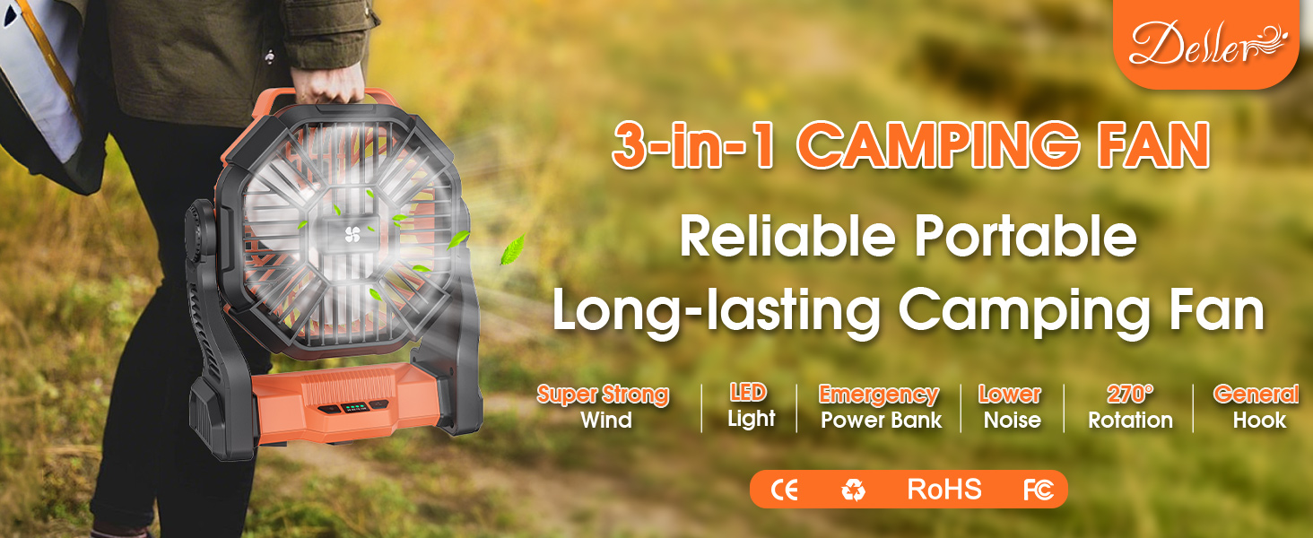 Camping Fan Cooling Fan Summer Fan