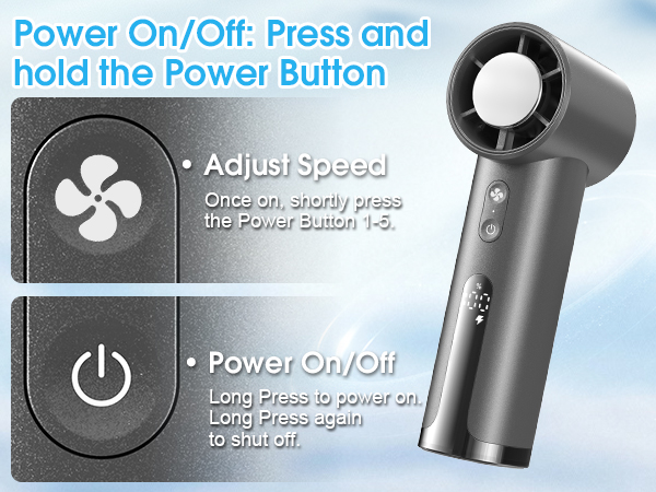 portable handheld fan