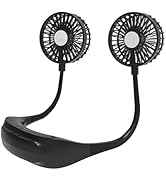 INFOTOP Portable Neck Fan, 360° Cooling, Hands Free Fan, 8000 mAh Battery Operated Quiet Wearable...