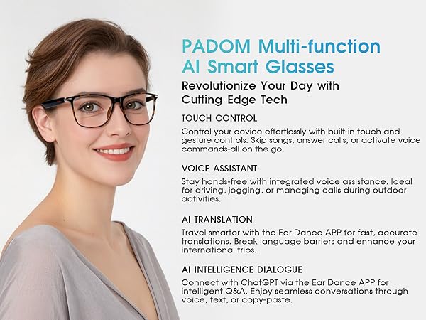 ai translation glasses, ai sunglasses, ai glasses for women, translation glasses for men