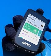 GEOID CC700 Pro 2.8" Color Touchscreen GPS Bike/Cycling Computer, Map Navigation with Re-Route Pl...