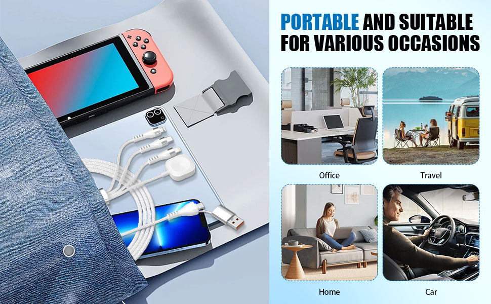 4 in 1 charging cable