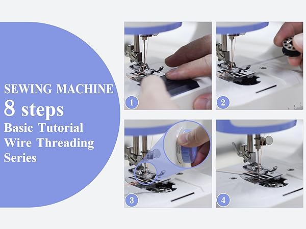 SEWING MACHINE 8 steps