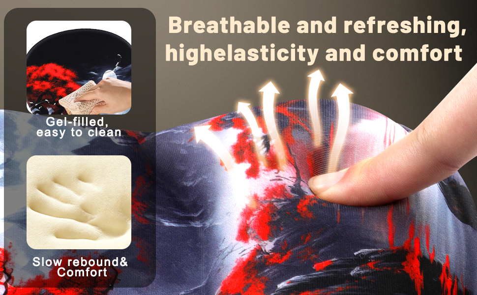 Breathable and refreshing,highelasticity and comfort
