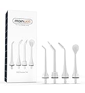 Mornwell Water Flosser Replacement Nozzles for Mornwell D50/D52/F32/F29 Water Flosser