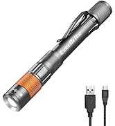 EverBrite Rechargeable Pen Light, 300 Lumens EDC Flashlight, Zoomable, LED Pocket Flashlight with...