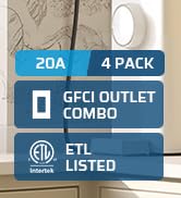 GFCI Switch Outlet Combo
