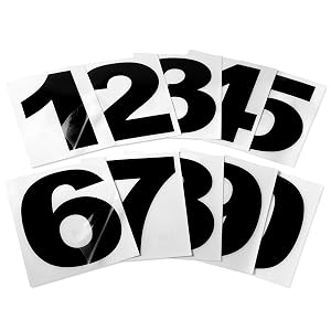 SSIGNS Vinyl Number Stickers