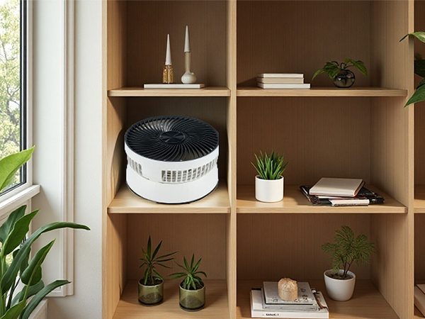 Portable folding and storage fan