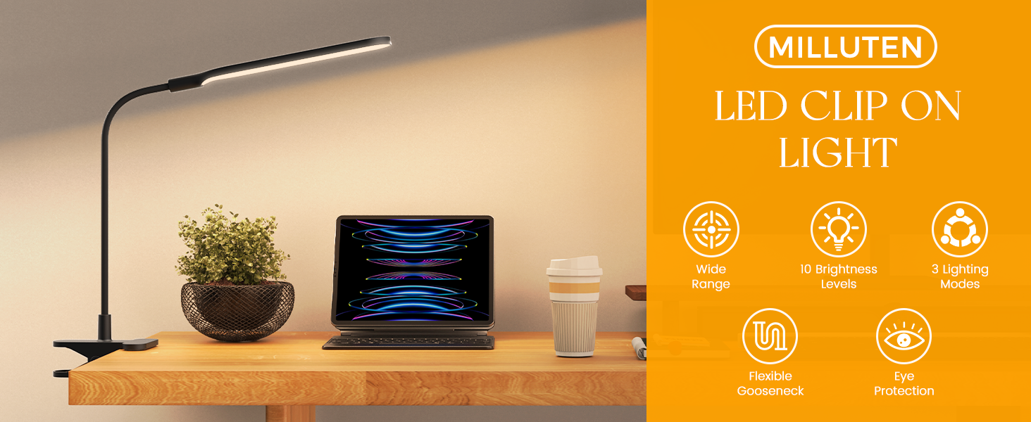 led clip on light
