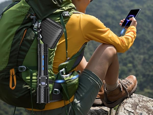 Camping Flashlight rechargeable