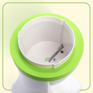 Stainless Steel blades in the shaved ice maker to make fluffy snow like ice